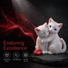 Стабильная смоляная фигурка кошки с внешним защитным покрытием для сада и полки