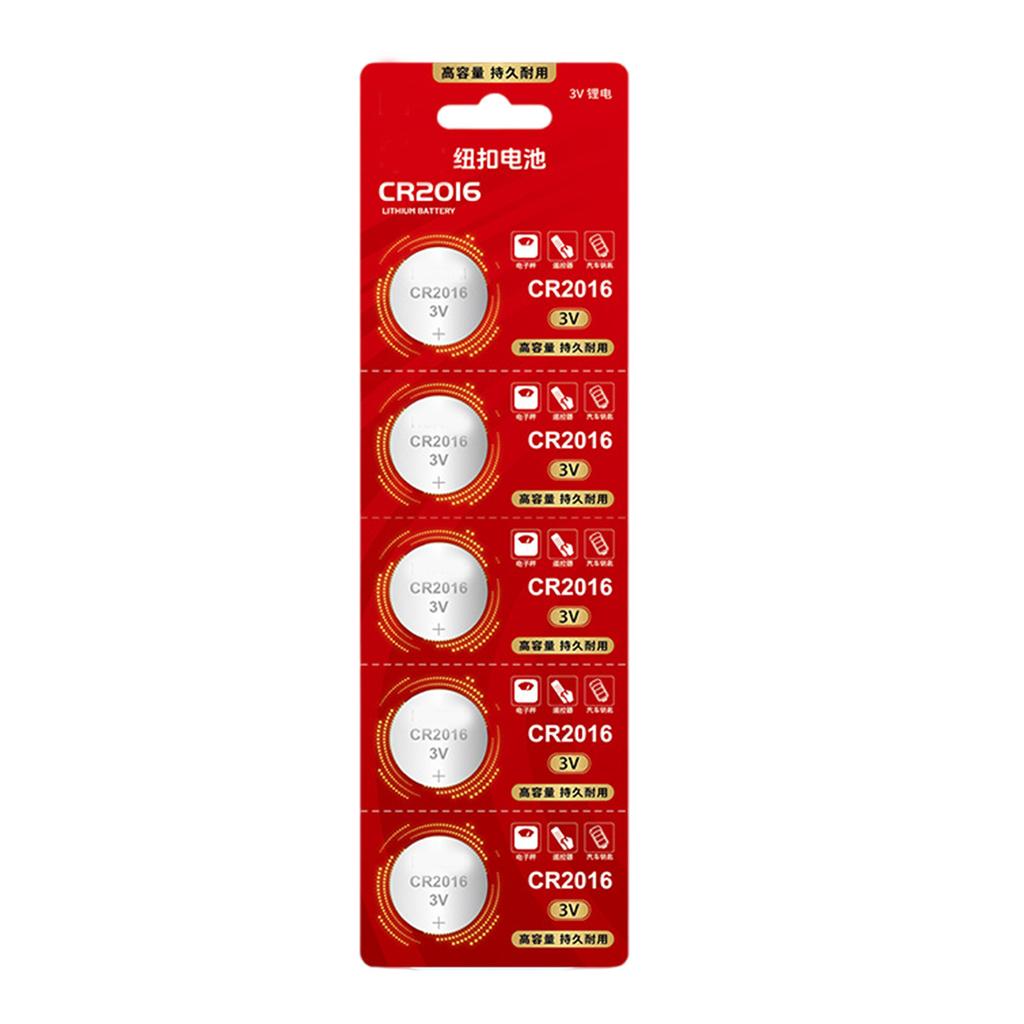 5 шт. CR2032/CR2025/CR2016 3 В литиевая батарейка-таблетка для часов датчики температуры игрушка с дистанционным управлением