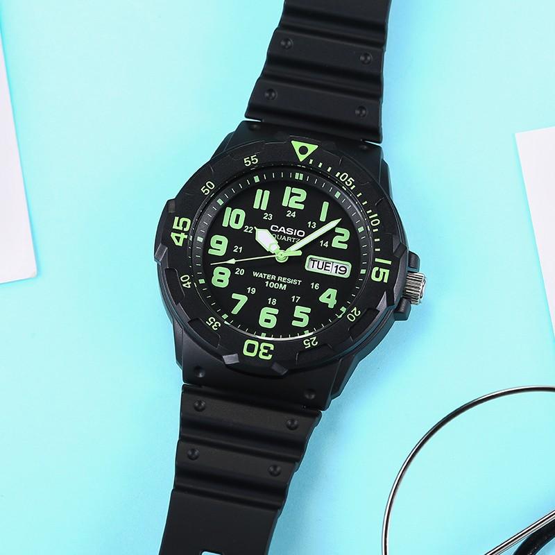 Casio Мужские ЧАСЫ для ПОДРОСТКОВ Черные MRW-200H-3B MRW-200H-3B