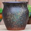 Vintage Ceramic Pot for Indoor/Outdoor Use – Large, Breathable Coarse Pottery for Green Plants, Tall Wide Mouth Design for Bougainvillea & Succulents