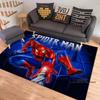 3D-Printed Cartoon Spider-Man Rug — Ideal for Home Decor (Bedroom, Living Room, etc.); Fluffy Square Carpet, Soft Area Rug, and
