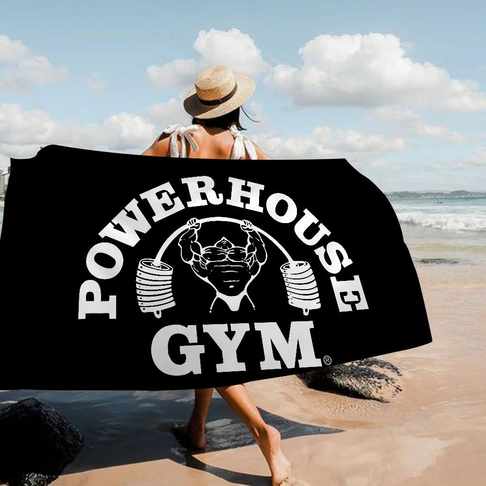Полотенце для спортзала Powerhouse Микрофибра Пляжное полотенце Впитывающее Быстросохнущее Мягкое Для йоги Плавание Курорт Полотенце для альпинизма