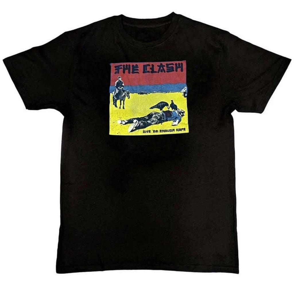 The Clash Band Give Em Enough Rope Graphic Mens T-Shirt S-4XL