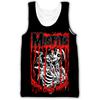 Misfits Рок-группа 3D-печать Майки Мужская Уличная Одежда Жилет Оверсайз Без Рукавов Майка Бодибилдинг Фитнес Тренажерный Зал Мужская Одежда