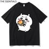 Kawaii Chiikawa T Shirt Unisex Harajuku Vintage Aesthetic Graphic Tshirts Unisex Anime Cartoon Casual Cotton Tees Shirts Tops Korea