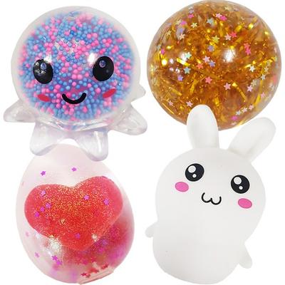 Baby Plus Мягкий светодиодный набор «Осьминог + Мерцание + Кролик + Яйцо Конгдак» Корейские детские игрушки