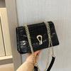New Small Square Vintage Crocodile Pattern Chain Crossbody Bags and Bags Women Shoulder Buckle Messenger Bag
