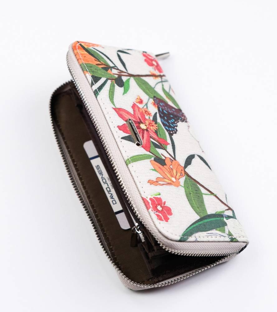 Large women's wallet-pencil case made of eco-leather - David Jones