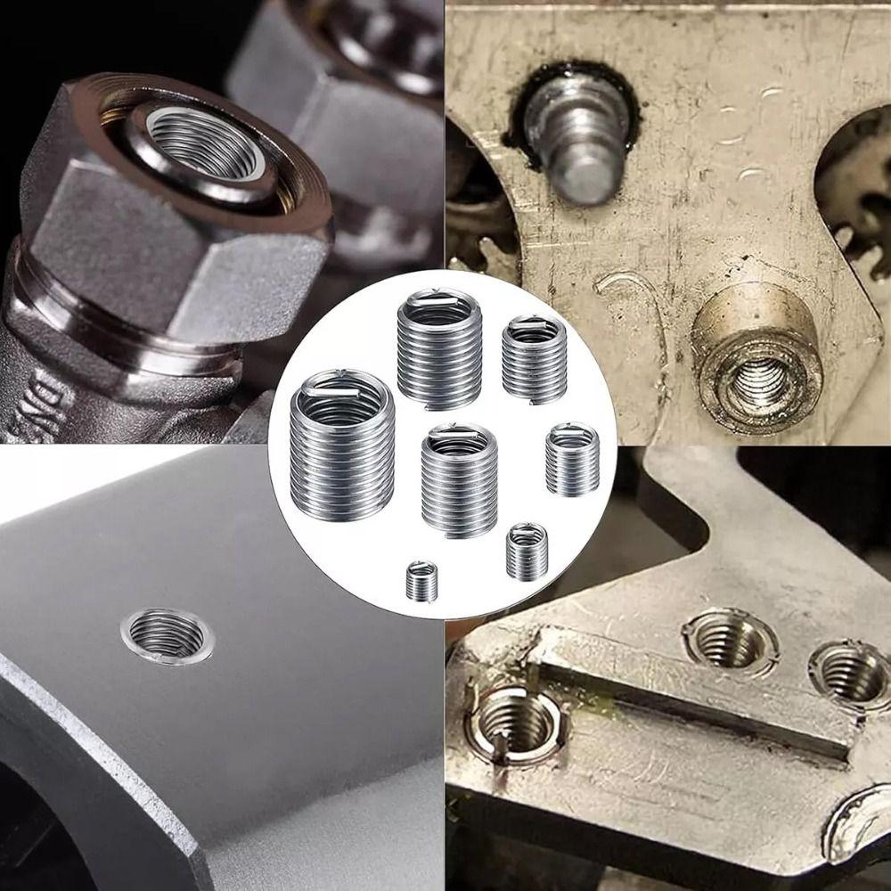 Сверхпрочная проволочная резьбовая вставка M3 M4 M5 M6 M8 M10 M12 Втулка из нержавеющей стали для винтов Промышленное использование