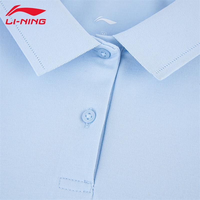 Li-Ning Женская рубашка-поло с коротким рукавом в стиле business casual 2026