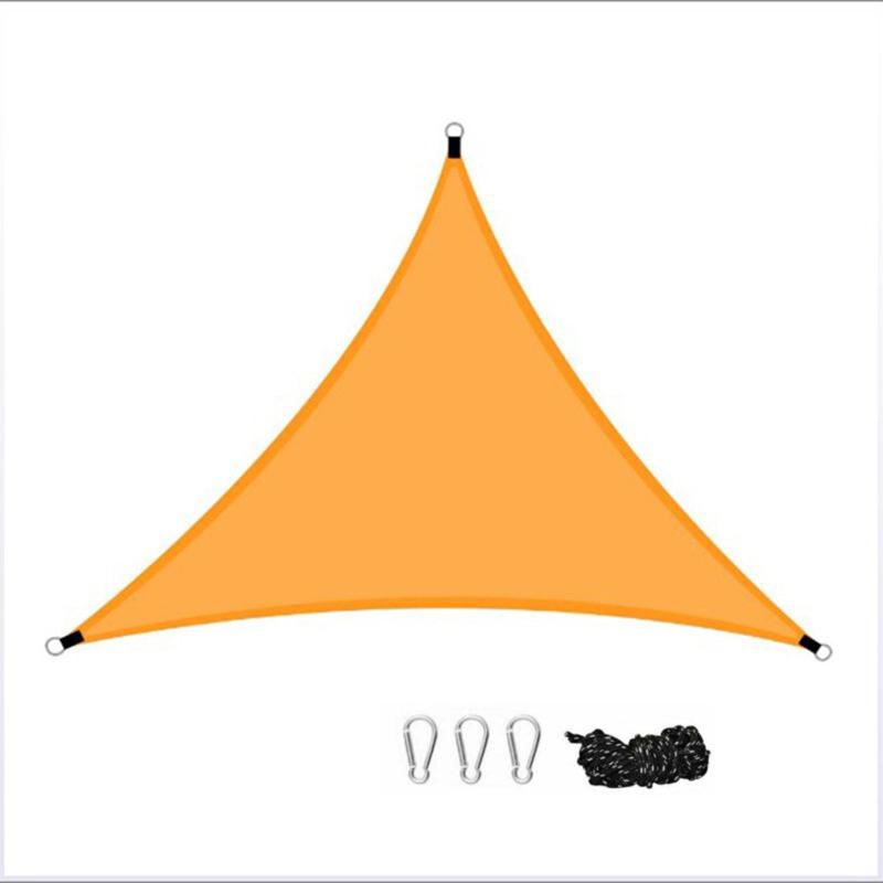 Уличный солнцезащитный козырек, легкий складной, водонепроницаемый, анти-УФ, тент для патио, навес, треугольный чехол