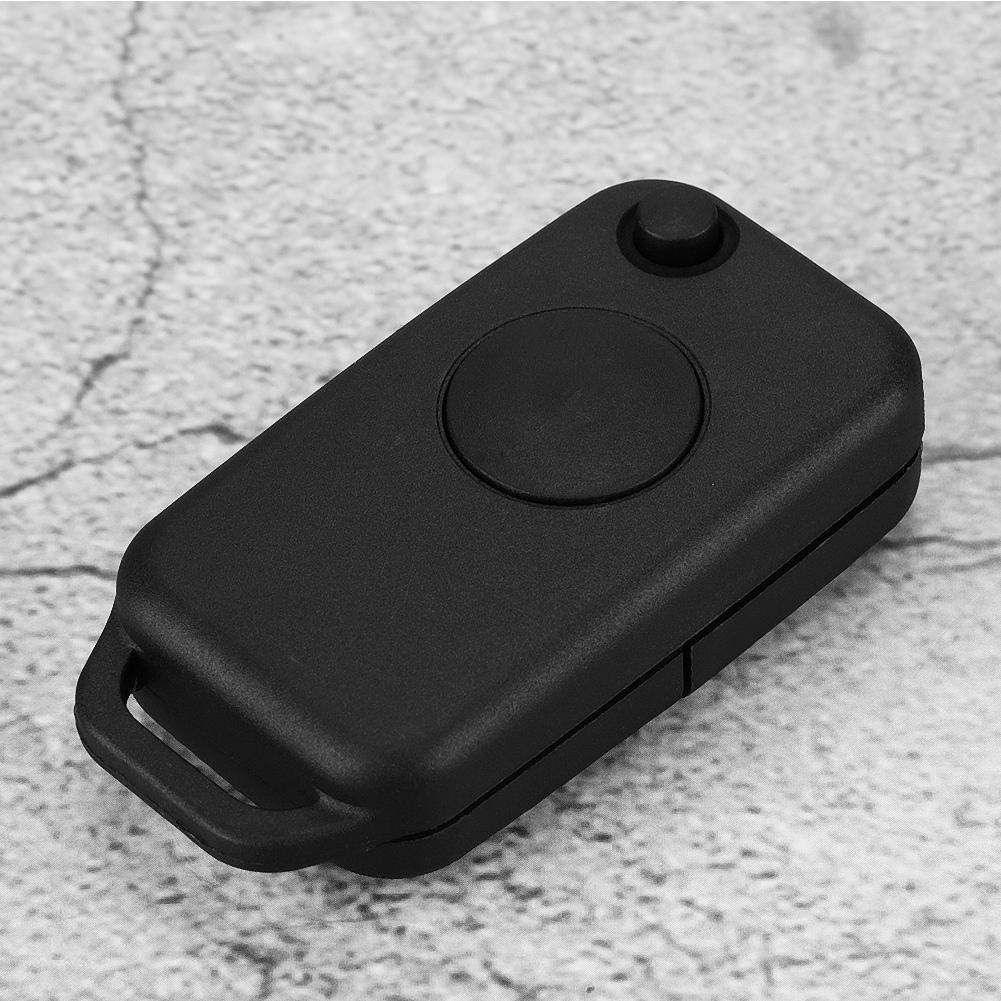 Flip 1 Button Remote Key Fob Case Shell Cover Fit For Mercedes Benz Class 1984 2004