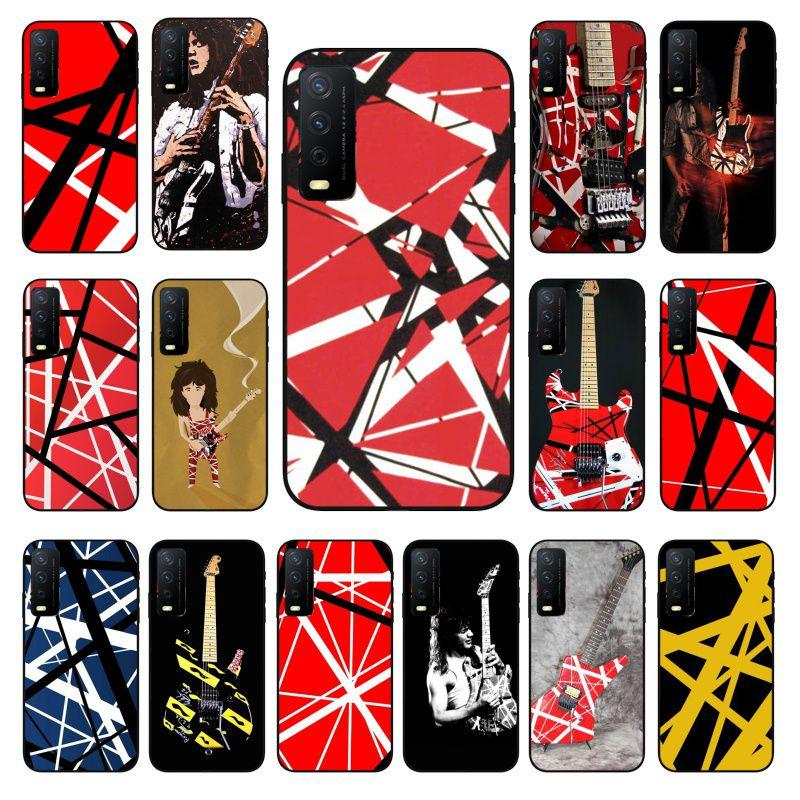 Чехол для телефона Eddie Van Halen Graphic Guitar для vivo Y31 Y30 Y33S Y11S Y12S Y17 Y20S Y21S Y1S Y53S Y15 Y19 Y91C V23 Cases coque