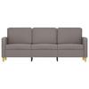 VidaXL Canapé à 3 places Taupe 180 cm Tissu 359493