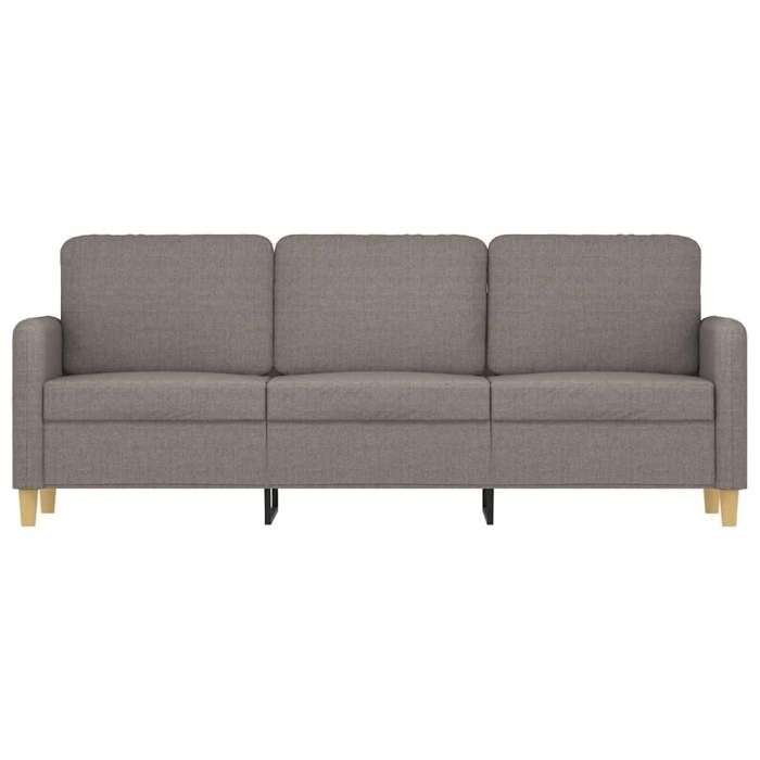 VidaXL Canapé à 3 places Taupe 180 cm Tissu 359493
