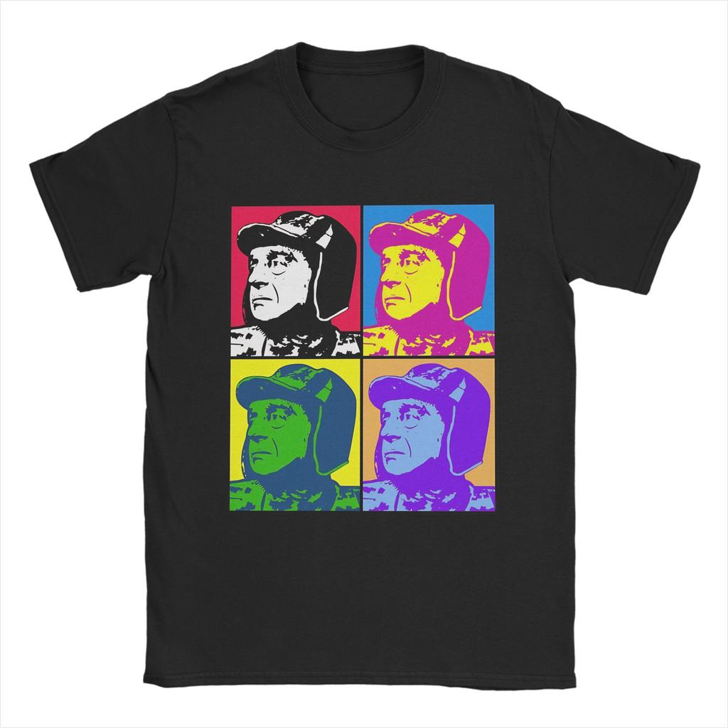 Oversized TShirt El Chavo Del Ocho Warhol Cotton T Shirts Leisure Tshirt for Unisex Summer Y2K Basic Casual Short Sleeve Clothing