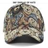 Cute Bear Baseball Cap Sun Hat Dog Print Men's Women's Youth Cotton Button Hat Hip Hop Vintage Hat