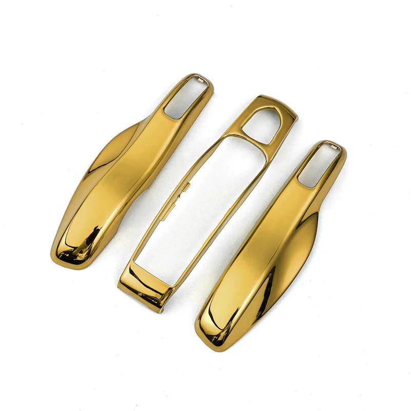 For Porsche Boxster 718 Cayman Cayenne Panamera Macan 911 Car Key Case Keyless Cover Key Shell Car Accessories Protective Case