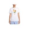 Nike FFF Small Logo Animal Pattern Ribbed Crew Neck Soccer Tee Men Tops White FV8583-100