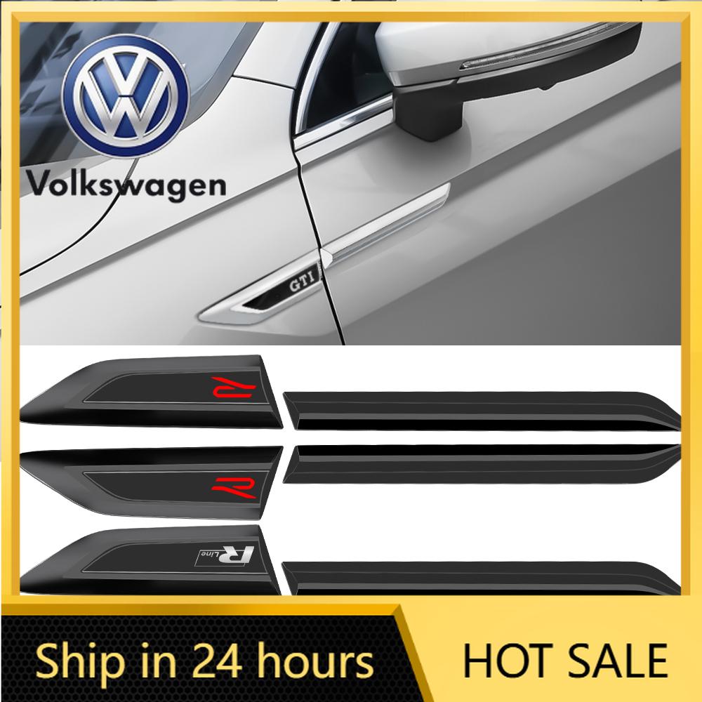 2026 Новые Для VOLKSWAGEN VW 2 шт. ABS GTI 4 Motion R RLINE Буквы Накладки на Крыло Автомобиля Боковые Наклейки-Значки Для VW Volkswagen Tig