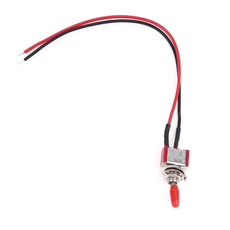 2/5Pcs Mini 2 Pin Led Lights For Car Accessories Switch On/Off Spst 3A 250V 6A 125V With Pre-Soldered Toggle Truck Wires Off