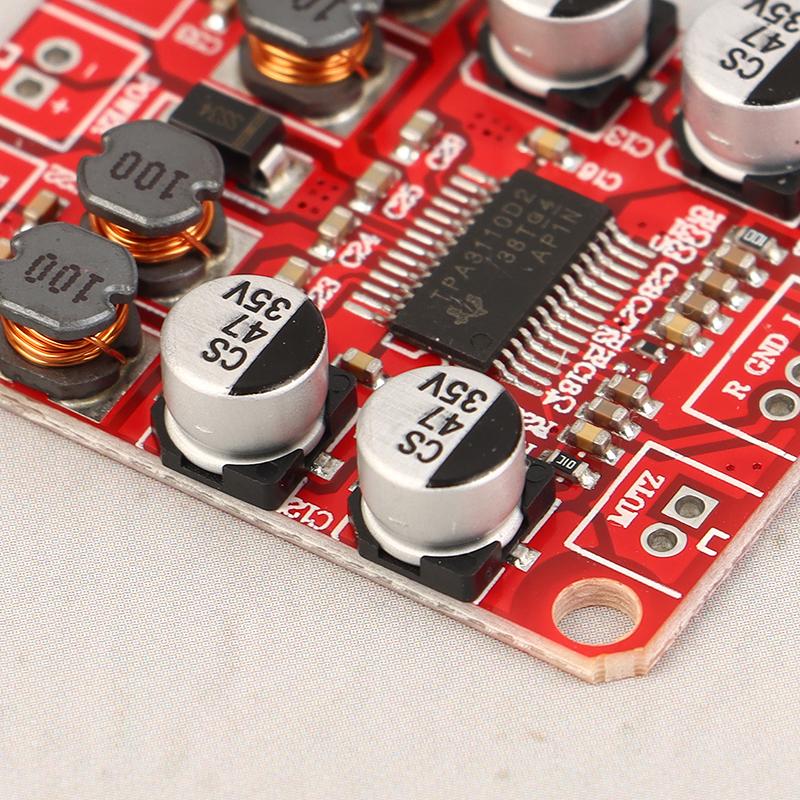 Dc 12V Tpa3110 Tpa3110D2 Digital Power Amplifier Module 2X15W Dual Channel Stereo Diy Speaker Amplifier Electronics Design Pcb