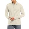 Men's Raglan Long Sleeve Golf Shirt UPF 50+ Lightweight Shirt