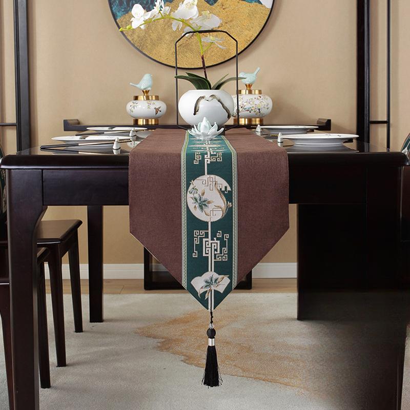 Водонепроницаемый новый китайский стиль настольный флаг чайная церемония дзен чайный коврик чайный стол ткань длинная полоса скатерть китайский стиль скатерть