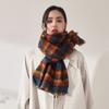Women's Scarf Plaid Autumn Winter of Thick Warm Shawl