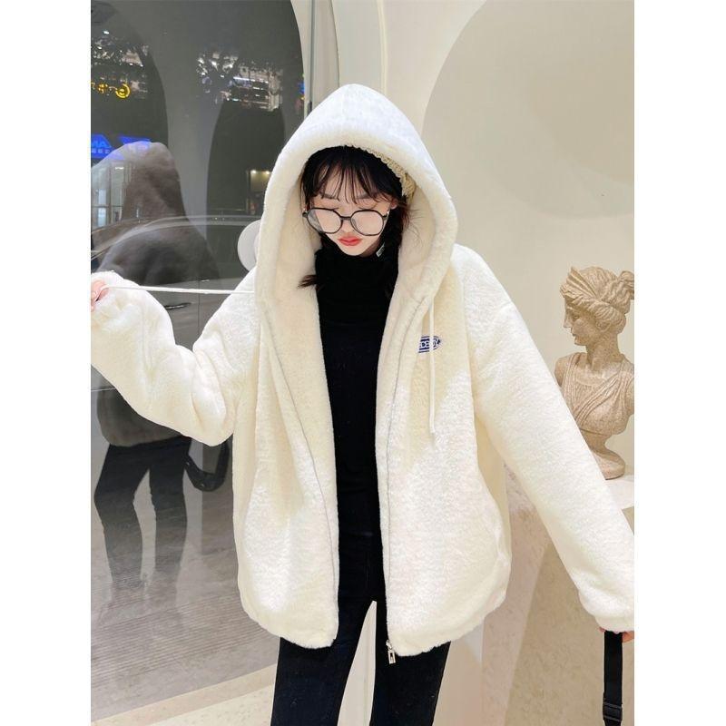 Женское пальто из искусственного меха, имитация овечьей шерсти, осенне-зимнее легкое новое, имитация меха кролика рекс, пушистое короткое