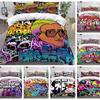 Европейский и американский хип-хоп уличный тренд узор 3D пододеяльник трехкомпонентный пододеяльник наволочка