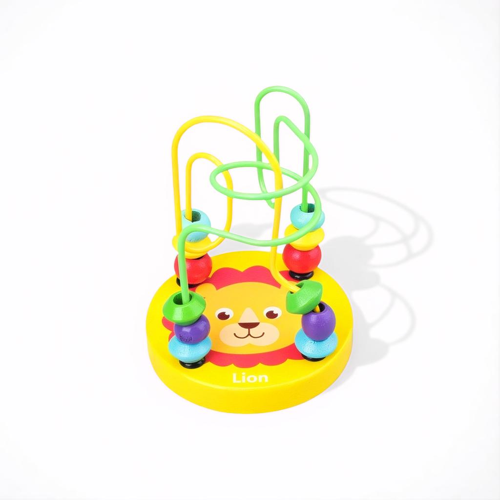 Монтессори Детские Игрушки Деревянные Горки Лабиринт с Бусинами Игрушка для Раннего Обучения Малышей Развивающая Головоломка Математическая Игрушка для Детей