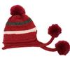 Autumn Winter Plush Warm Three Ball Knitted Hat Chenille Soft Women's Wool Hats EMA