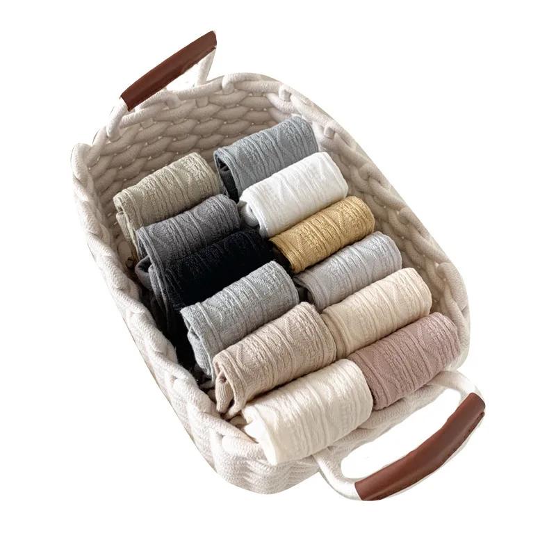 Chic Simplicity Kids Girl Pantyhose Fashion Solid Color Korean Legging Stocking for Children Autumn Spring Thicken Cotton Tights