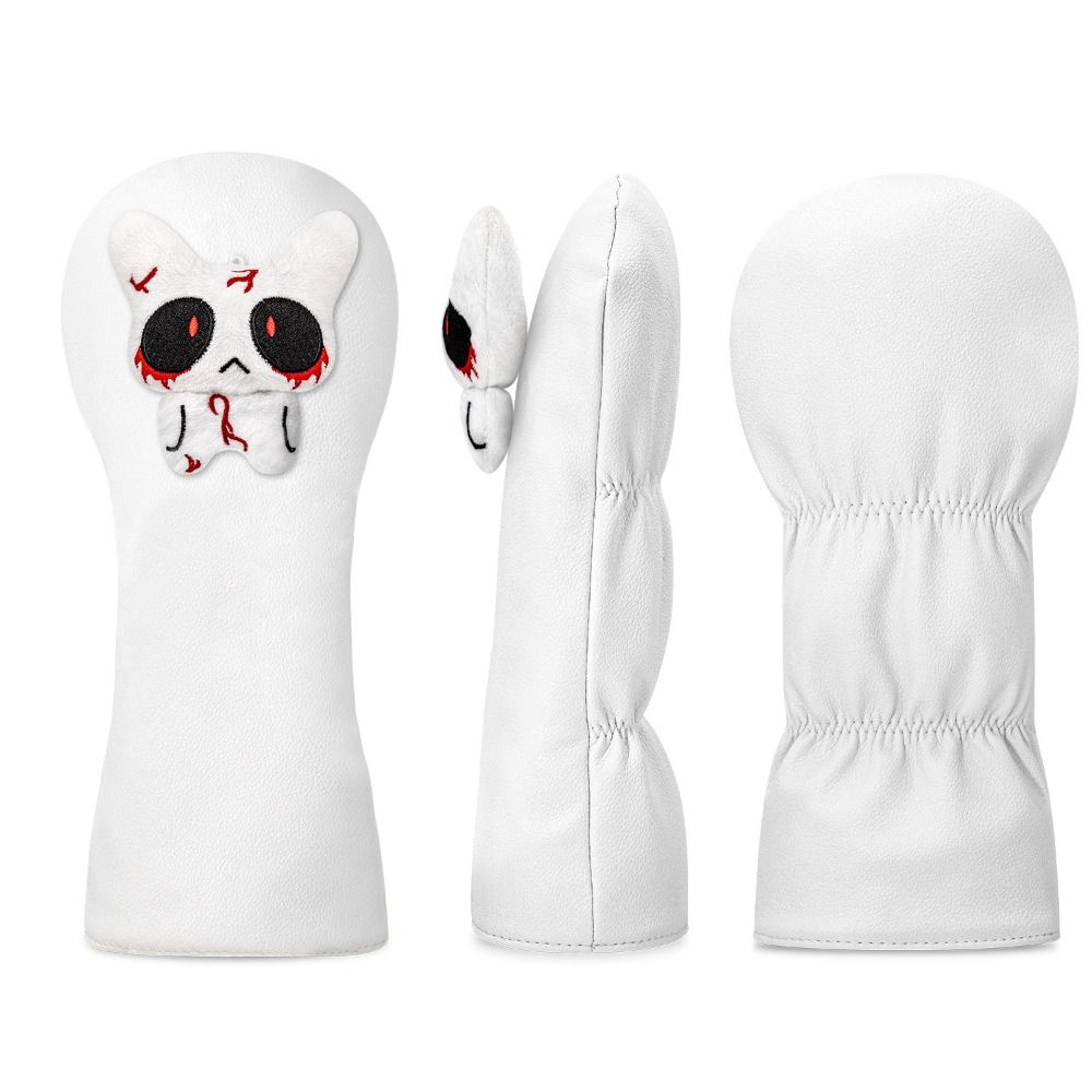 Durable Golf Head Covers White Golf Putter Cover Stylish Golf Club Cover Golf Course