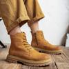High Quality Men Chelsea Boots Genuine Leather Ankle Boots for Men Trendy Motorcycle Boots High-top Hiking Work Casual Men Boots