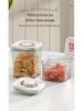 Large Airtight Plastic Storage Jar for Flour, Snacks, Grains, and Milk Powder