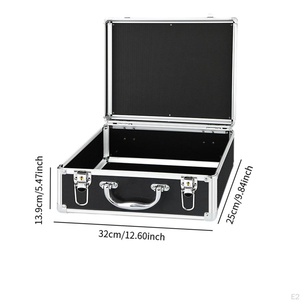 Алюминиевый сплав Кейс Ящик для инструментов Жесткие портфели Портативный переносной