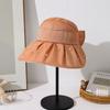 Sun Protection Big Brim Sun Hat Windproof Beach Cap Hot Sun Hat  Women Men