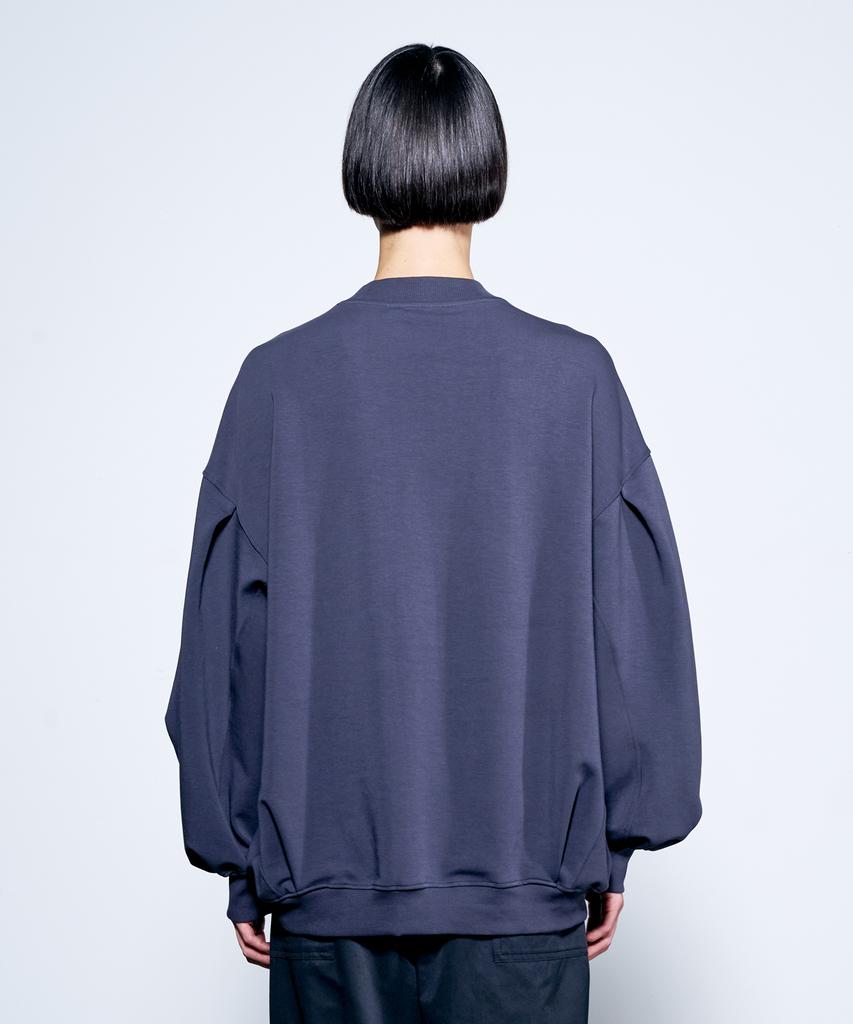ZENSAI Draped Sweatshirt Grey
