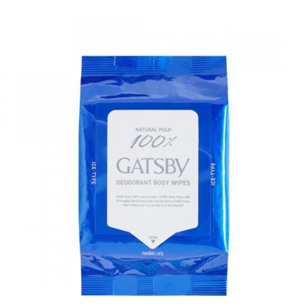 Gatsby [новый] [большая емкость] Дезодорирующая салфетка для душа Gatsby Ice Citrus 30 штук