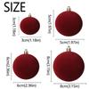 12Pcs Shiny Christmas Decoration Pendant 3/5/6/8cm Xmas Tree Hanging Pendants  Baby Shower Decor