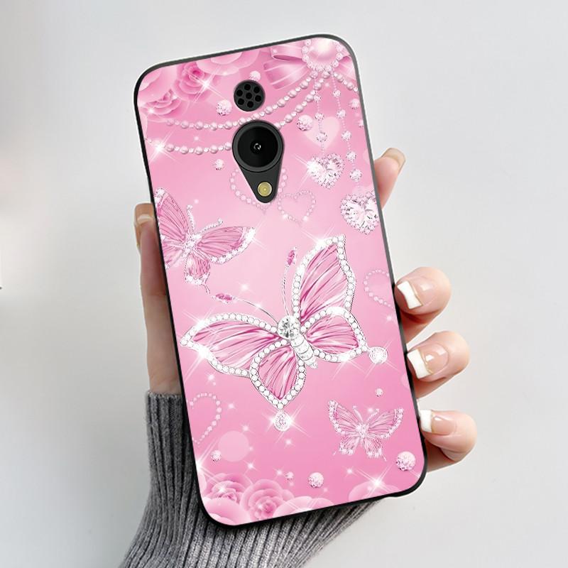 Печатный чехол для телефона Nokia 150 2G 2023 C2 C10 C20 Funda Coque Мягкий силикон Черный корпус Чехол Милый Цветок Мультяшный Корпус Capa