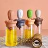 Oil Bottle Brush Silicone Glass Container Kitchen Olive Oil Pump Pot Vinegar Spray BBQ Cookware Dispenser Cooking Condiment Tool