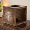 Large Square Mango Wood Oil Burner – Moon Goddess
