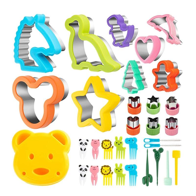 Set Forme de Taiat Sandwich-uri, Rqiurpn, 32 Pieces, Different Shapes, Stainless Steel, Multicolor