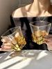 Космическое Золотое Стакан-Кубик Льда Художественный Смысл Бокал для Вина Креативный Легкий Люкс Стекло Высококачественный Стакан для Воды Стакан для Виски Стакан для Сока и Напитков