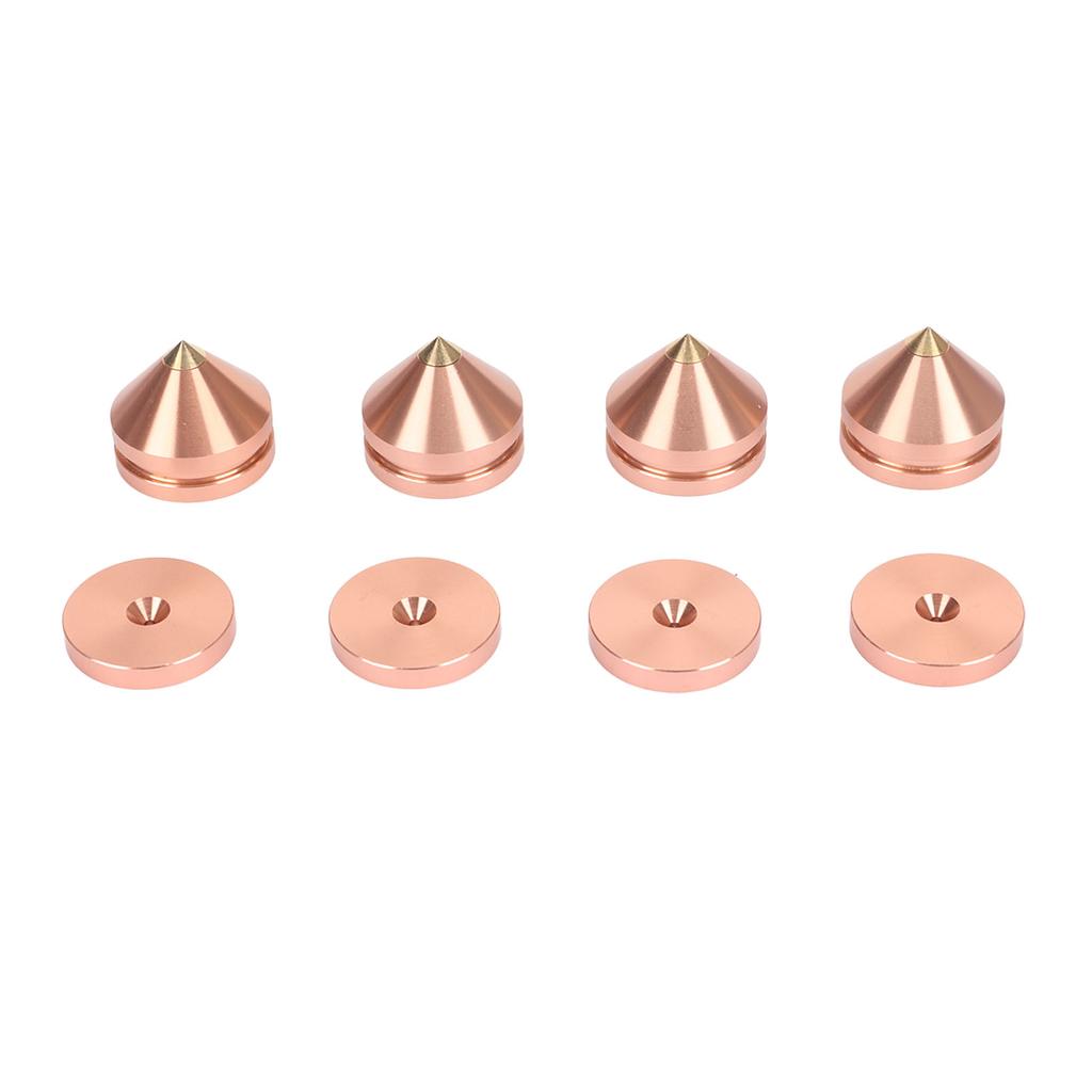 4PCS Speaker Isolation Feet Pad Shock Absorption Amplifier Spike Isolation Feet Mat for Turntable