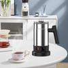 Electric Milk Frother Large Capacity with Touch Screen Latte and Cold Heating Chocolate