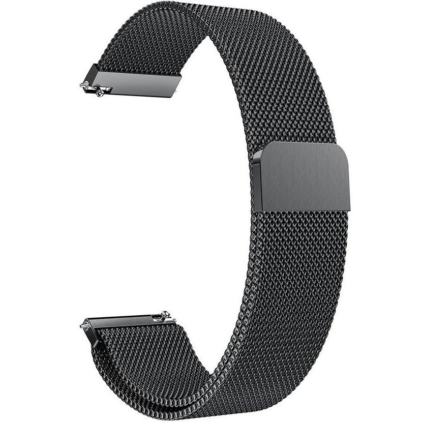 Universal Milanese Bracelet 20mm, Black